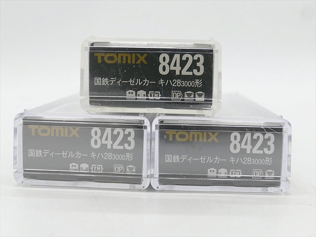 （35）未使用　保管品　トミックス　TOMIX　Ｎゲージ　8423　国鉄　ディーゼルカー　キハ28 3000形　3個セット_画像3