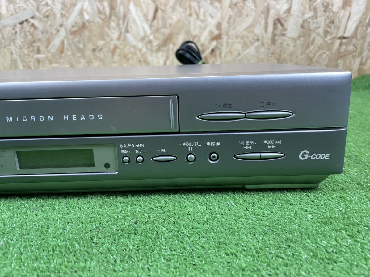 5B65 SHARPシャープ ビデオカセットレコーダー VHSビデオデッキ VC-GH20 再生OK 現状品_画像3
