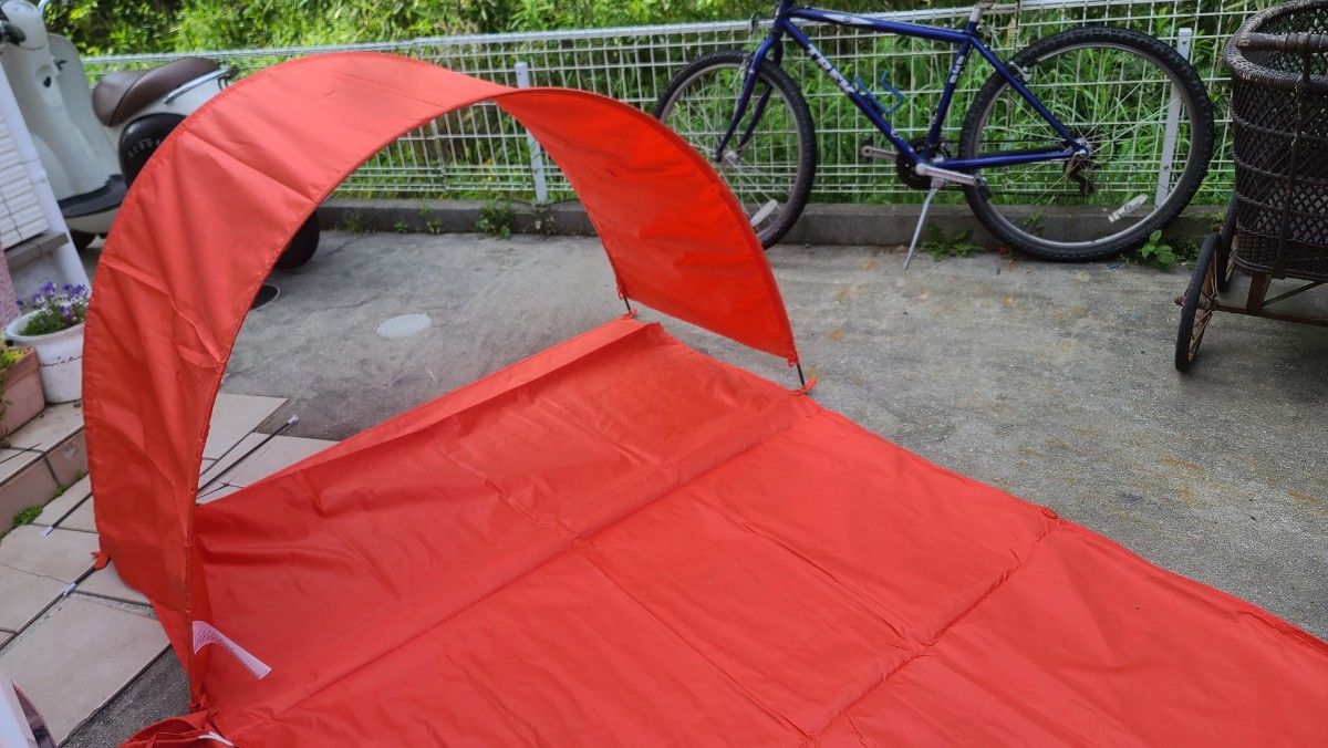 アウトドア キャンプ　IKEA イケア サンシェード テント 日よけテント 
