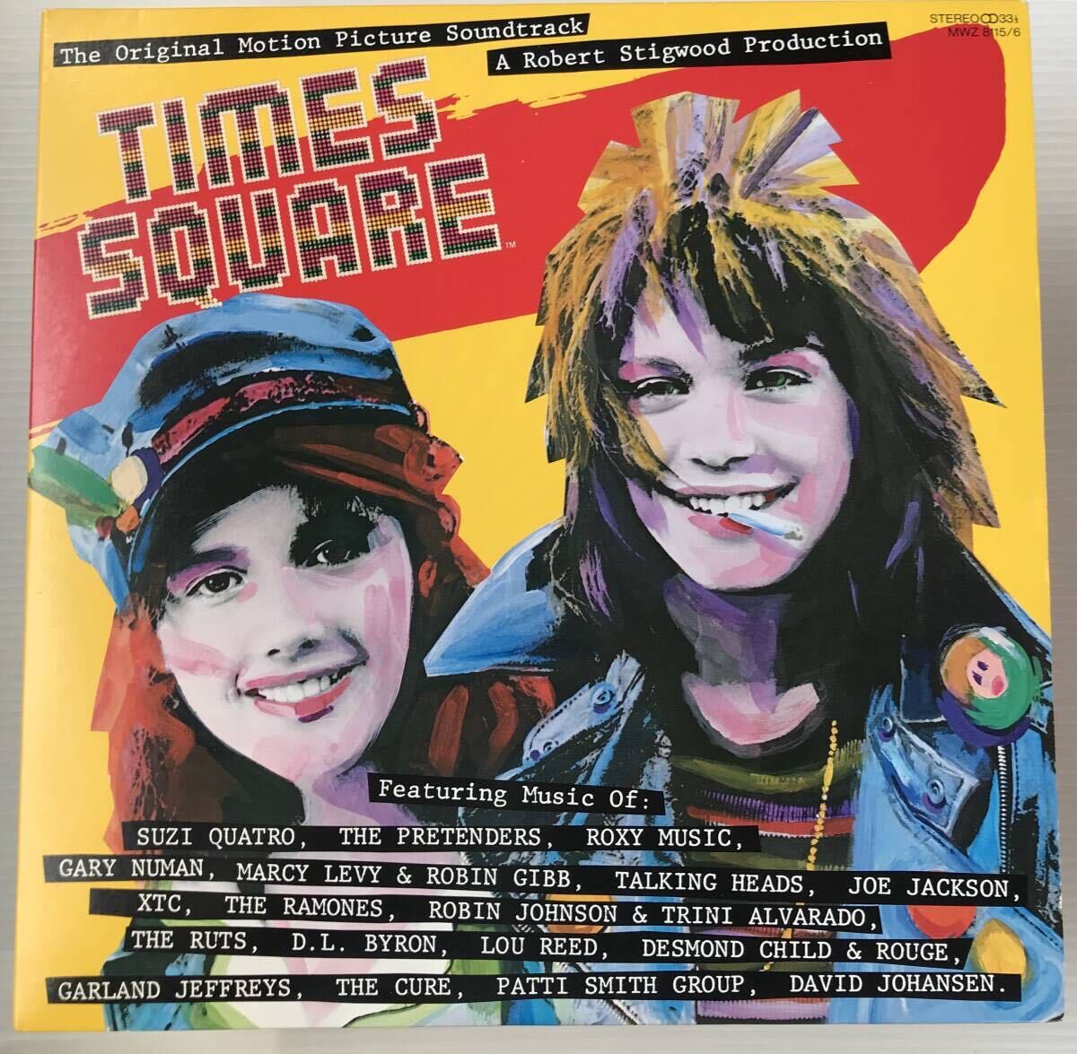  see opening 2LP time z* square TIMES SQUARE MWZ 8115/6 The Cure XTC Talking Heads Suzi Quatro Garland Jeffreys Lou Reed Patti Smith