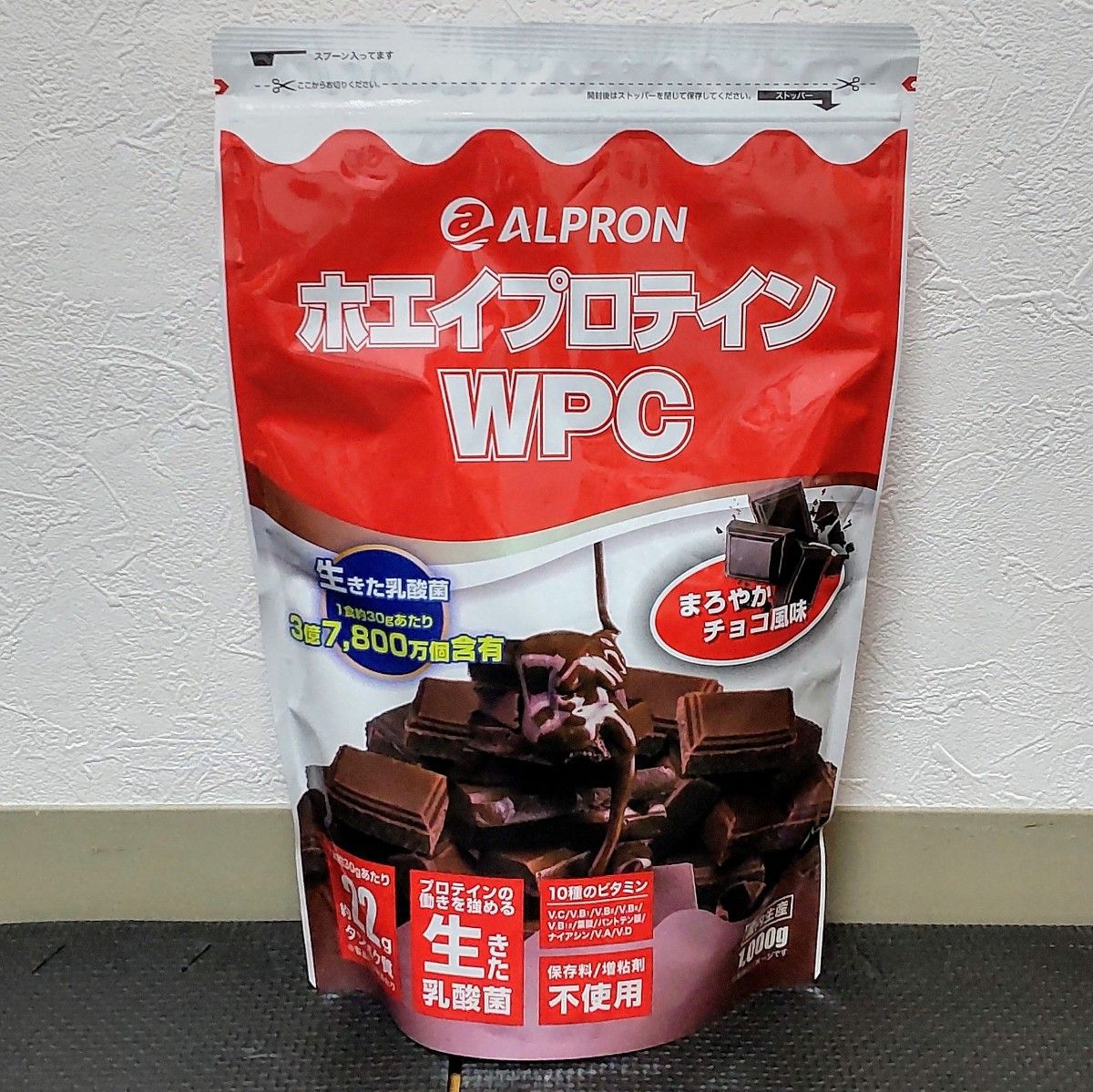 ALPRON WPCホエイプロテイン チョコレート 1kg