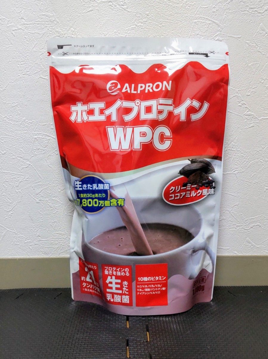 ALPRON WPCホエイプロテイン ココアミルク 1kg