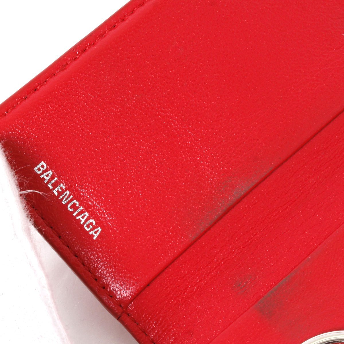 BALENCIAGA PAPER KEY CASE ハート キーケース 定価39,000円 【BARNEYS NEW YORK銀座店購入品】レッド 499204 D6WWN バレンシアガ_画像9