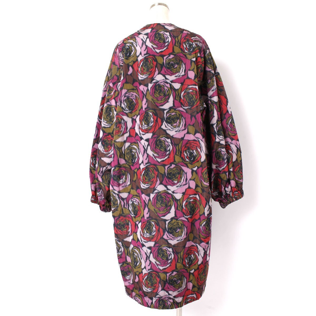 【タグ付き・新品・定価258,500円】DRIES VAN NOTEN DUBEN TRIS 3049 W.W.DRESS sizeXS ドリスヴァンノッテン 花柄ワンピース シルク混_画像5