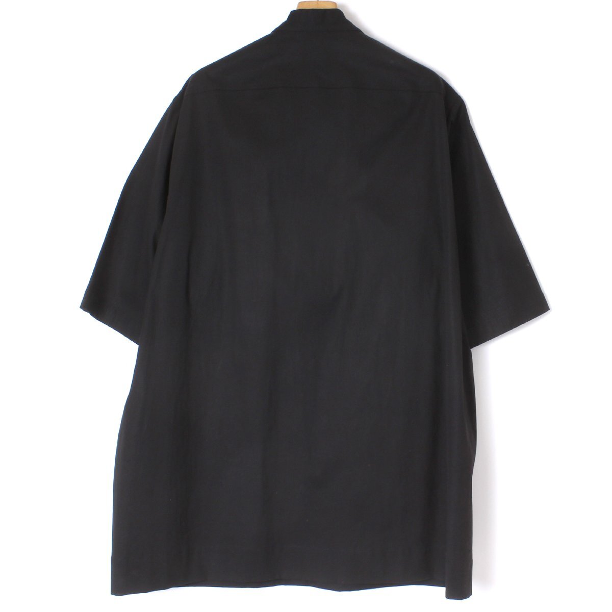 23ss【タグ付・定価213,400円】Rick Owens MAGNUM SHIRT マグナム シャツ size46 black RR01C4712TE リック オウエンス シャツ_画像4