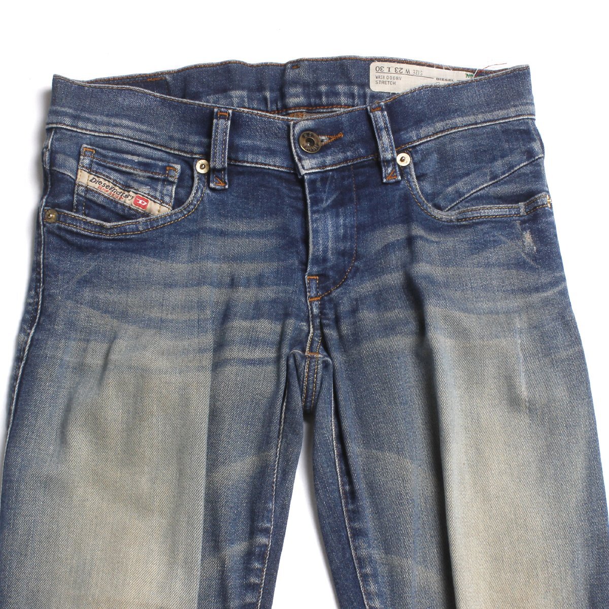 DIESEL GETLEGG STRETCH SLIM SKINNY sizeW23 L30 インディゴ 0068V ディーゼル ストレッチ スリム スキニーパンツ_画像3