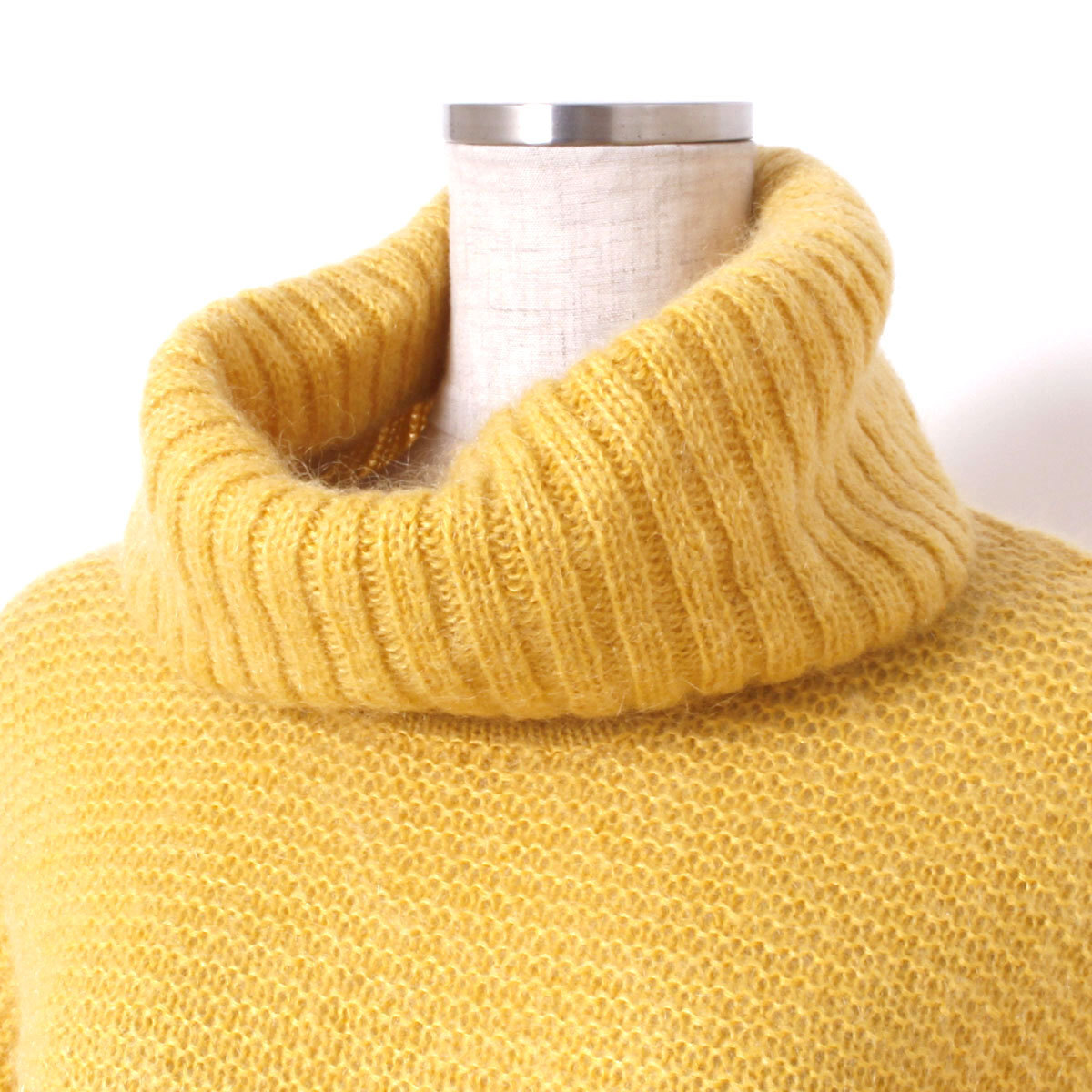 BAUM UND PFERDGARTEN MOHAIR COLOR TURTLE NECK KNIT 定価35,200円 sizeS バウムウンドヘルガーデン モヘア タートルネック ニット_画像5