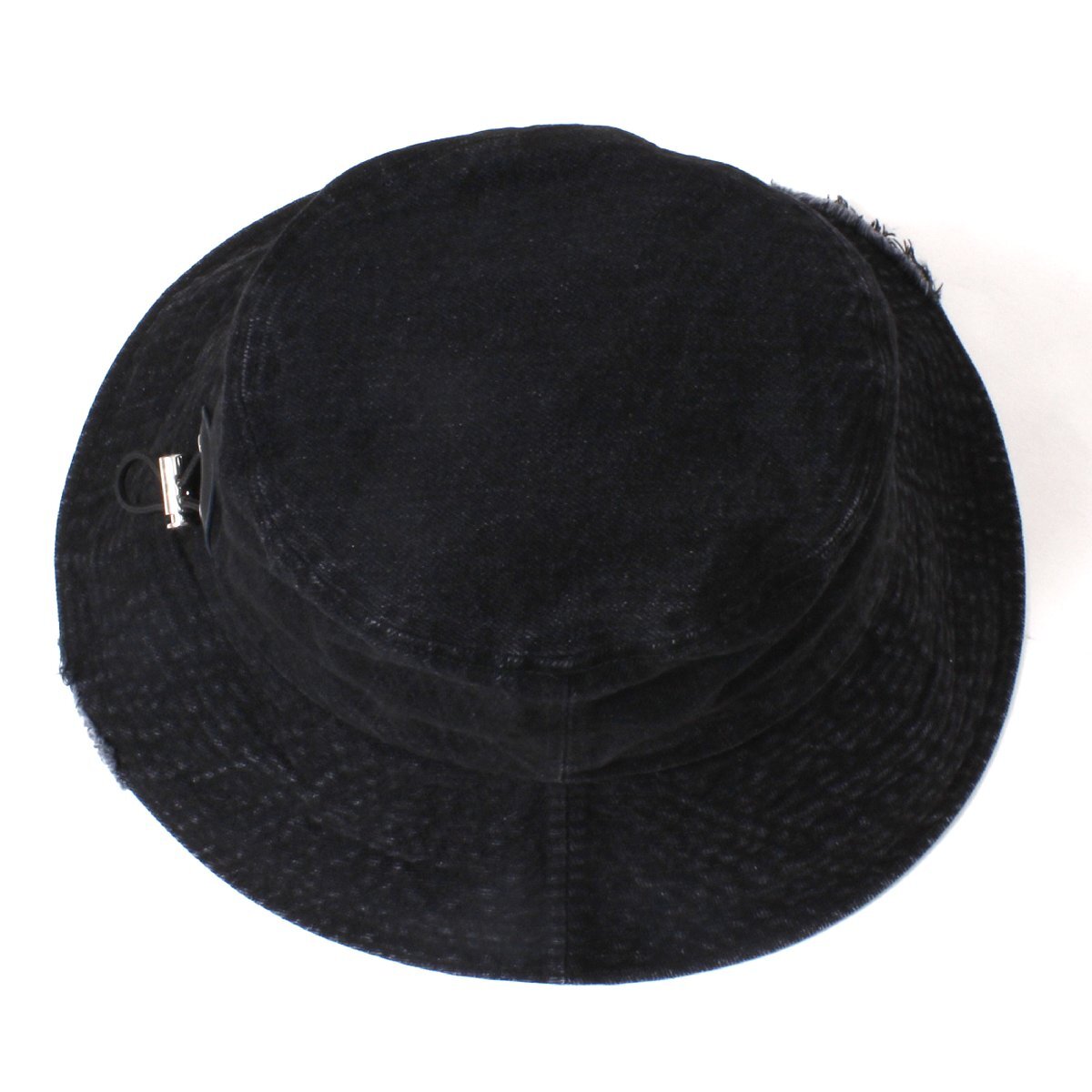 24ss【タグ付き・新品・定価22,000円】KIJIMA TAKAYUKI COTTON HEMP DENIM BUCKET HAT 1 W-241240-01 キジマタカユキ デニムバケットハット_画像3