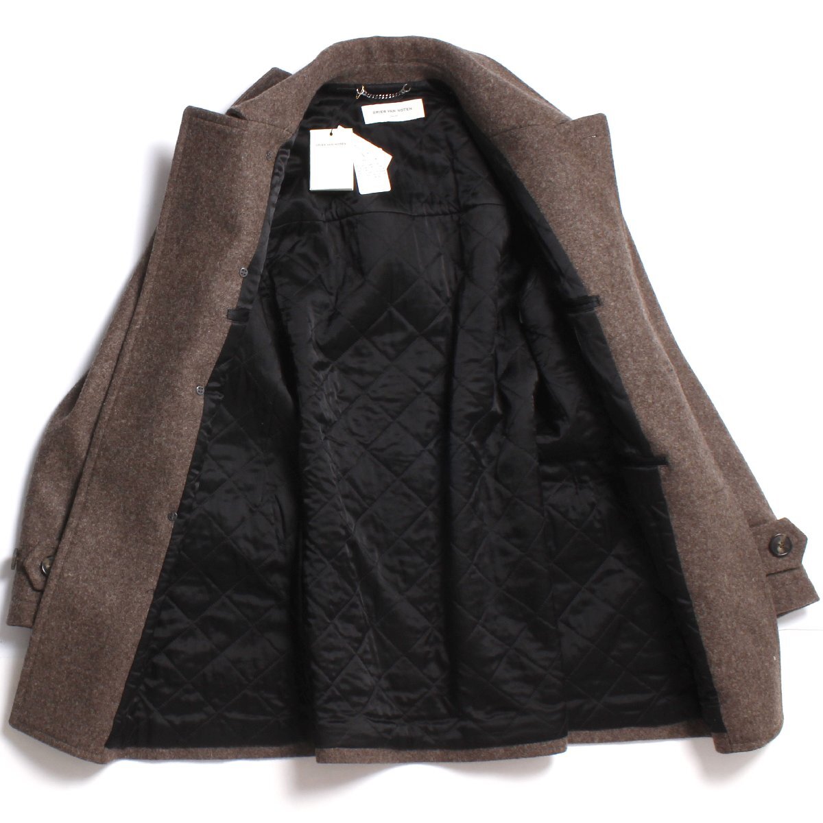 [ tag attaching * new goods ]DRIES VAN NOTEN VENCHURCH 1181 M.W. JACKET ST0 size48 Brown Dries Van Noten LODEN STEINER coat 