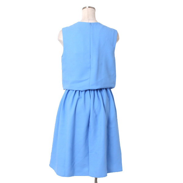新品 CARVEN Twist Dress ワンピース 定価61,000円 size34 BLEUET カルヴェン_画像3