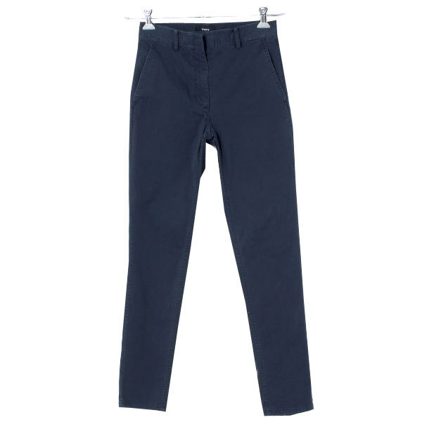 ◆Theory Casual Twill Boyfriend Pant ストレッチ パンツ 定価31,320円 sizeXX0 ネイビー セオリー 01-8106427_画像2