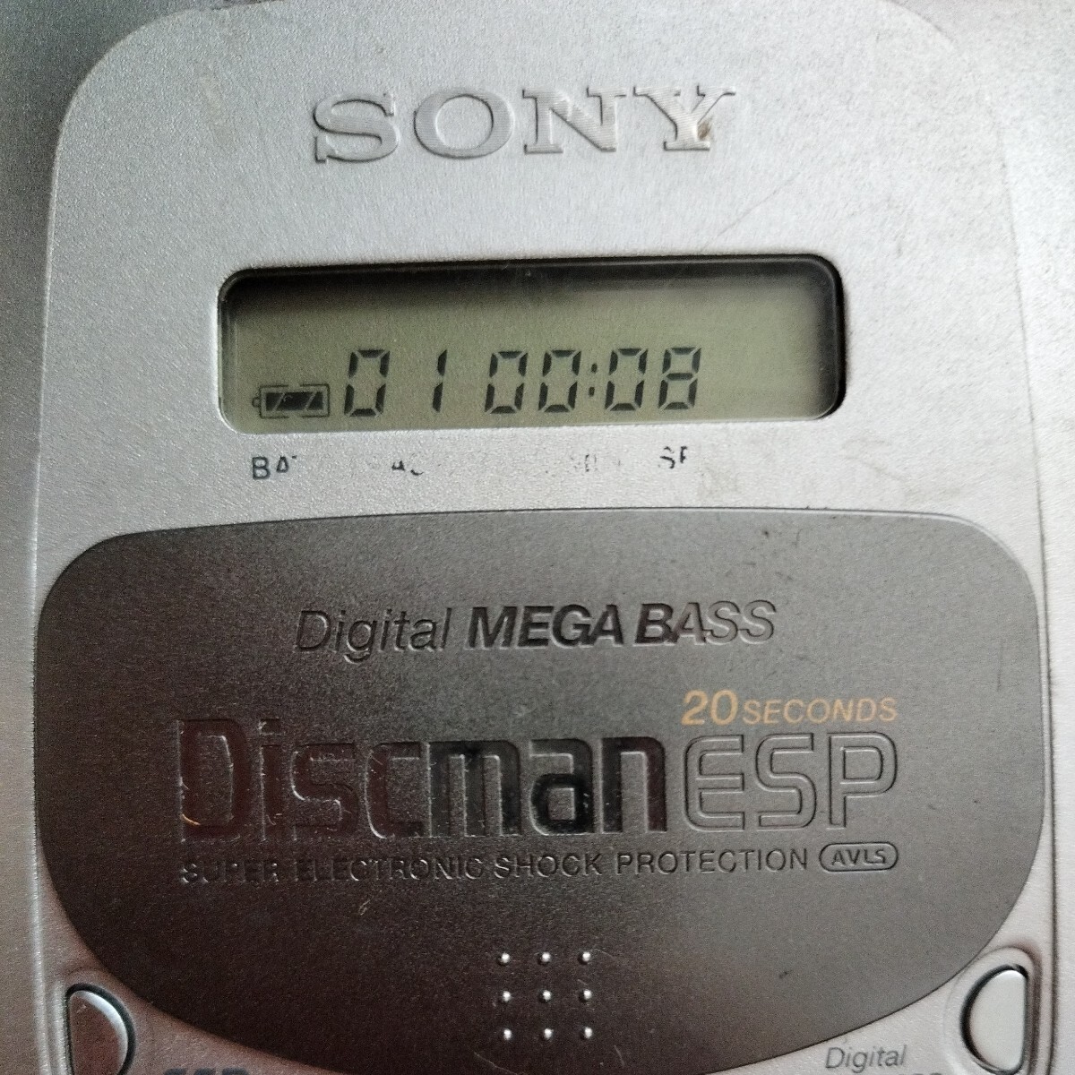  Sony SONY Discman ESP D-465 CD compact плеер CD портативный плеер цифровой MEGA BASS пуск проверка settled дистанционный пульт жидкокристаллический монитор не работает 