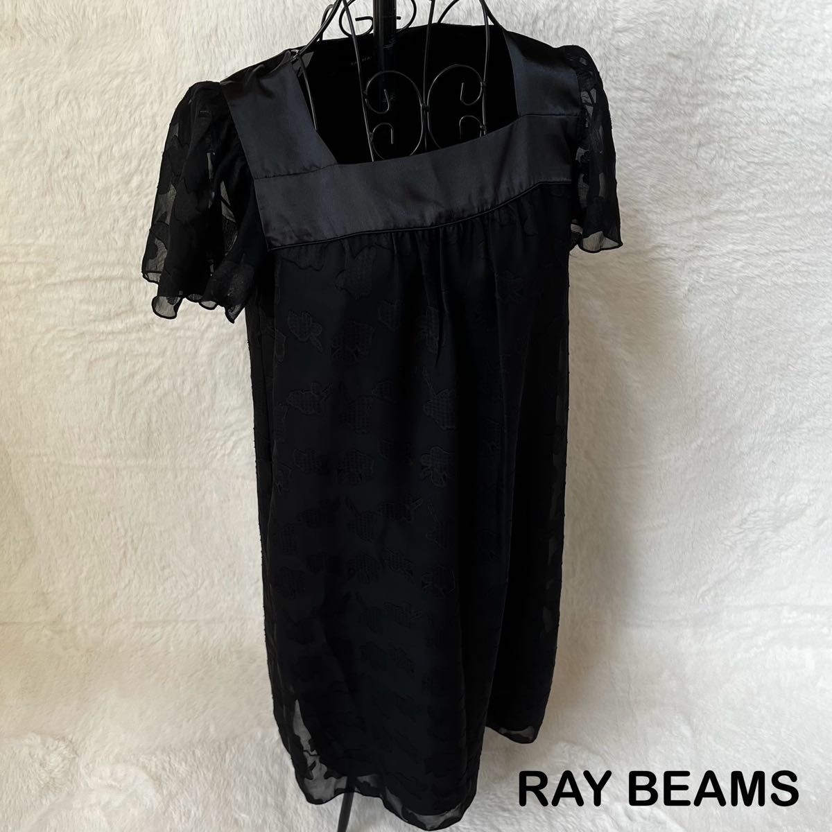 RAY BEAMS  ワンピース チュニック 黒 半袖