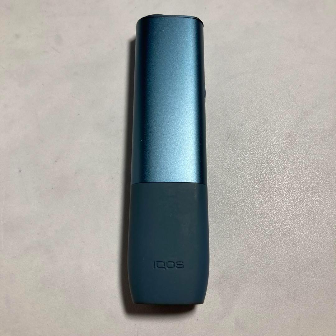 01.3576 売り切り♪通電確認済!iQOS イルマワン アズールブルー 本体 アイコス 電子タバコ 加熱式タバコ_画像2