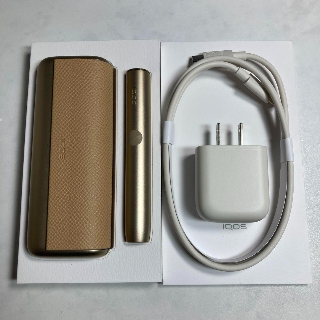 01.3887 accessory * almost unused *iQOS il ma prime Gold body Iqos electron cigarettes heating type cigarettes 