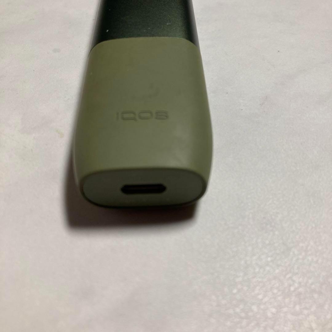 01.3582 売り切り◎通電確認済◎!iQOS イルマワン モスグリーン 本体 電子タバコ 加熱式タバコ_画像6