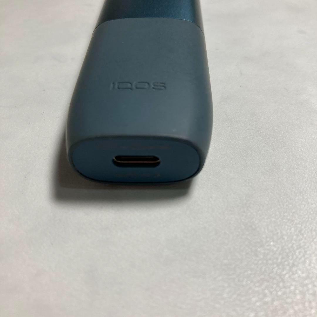 01.3164 売り切り◎通電確認済◎iQOS イルマワン アズールブルー 本体 アイコス 電子タバコ 加熱式タバコ_画像5