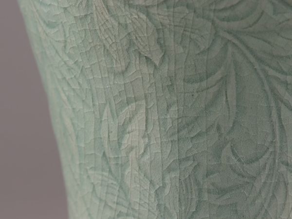 古美術 朝鮮古陶磁器 高麗青磁 梅瓶 時代物 極上品 初だし品 C5837の画像8