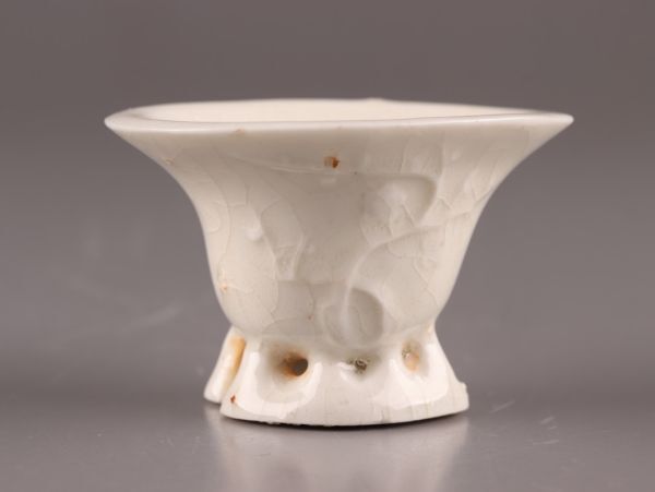 中国古玩 唐物 宋代 徳化窯 白磁 杯 時代物 極上品 初だし品 C5899の画像4