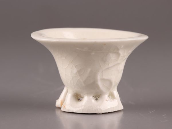 中国古玩 唐物 宋代 徳化窯 白磁 杯 時代物 極上品 初だし品 C5899の画像2