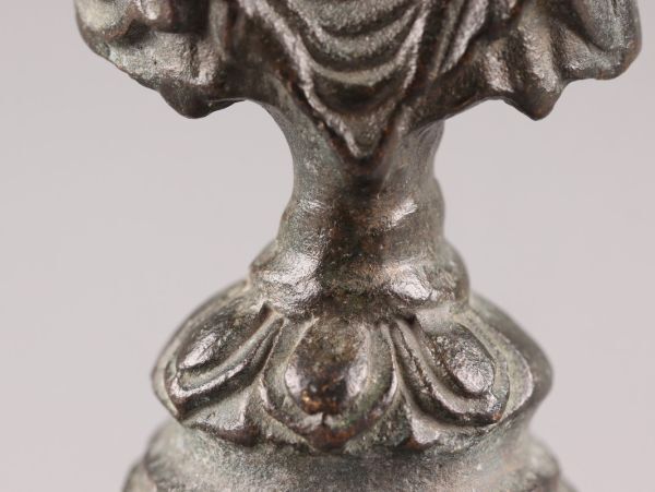 中国古玩 唐物 仏教美術 古銅造 仏像 豆仏 時代物 極上品 初だし品 C6047_画像8