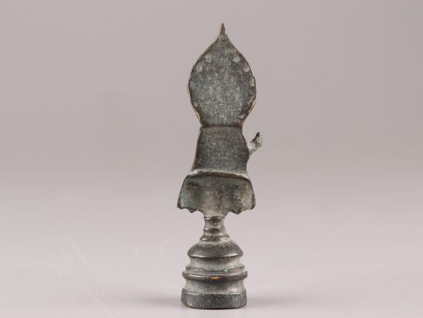 中国古玩 唐物 仏教美術 古銅造 仏像 豆仏 時代物 極上品 初だし品 C6047_画像3