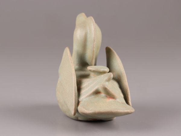 古美術 朝鮮古陶磁器 高麗青磁 書道具 水滴 時代物 極上品 初だし品 C6043_画像3