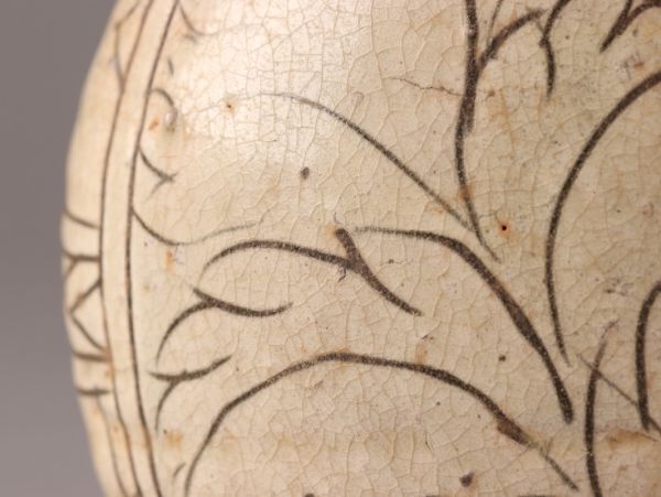 古美術 朝鮮古陶磁器 李朝 描き落とし 扁壷 時代物 極上品 初だし品 C6172_画像7
