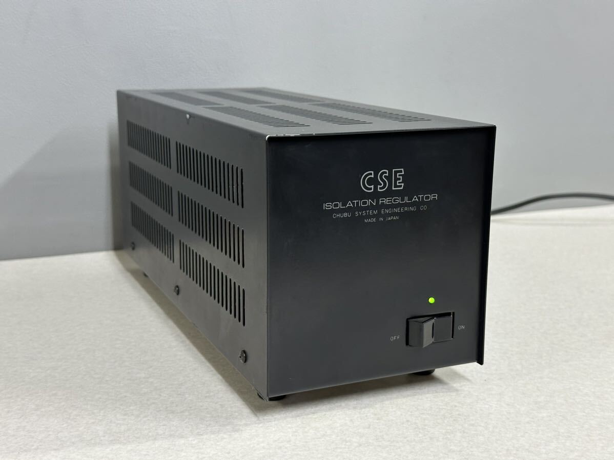 CSE R-50 クリーン電源 アイソレーションレギュレーター 通電のみ確認済み 現状品_画像1