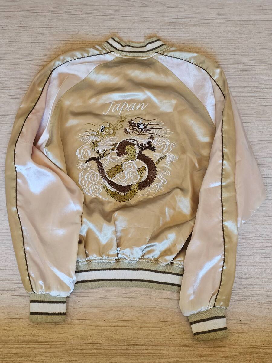 THIR DROW Sard low Japanese sovenir jacket . дракон вышивка Gold мужской M