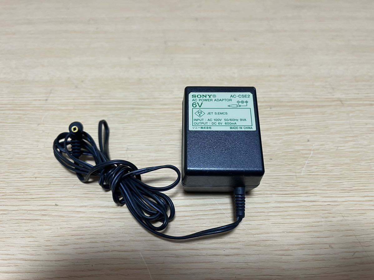 SONY 純正 ACアダプター AC-CSE2  ソニー ウォークマン用 充電器 6V 600mA 送料520円の画像1