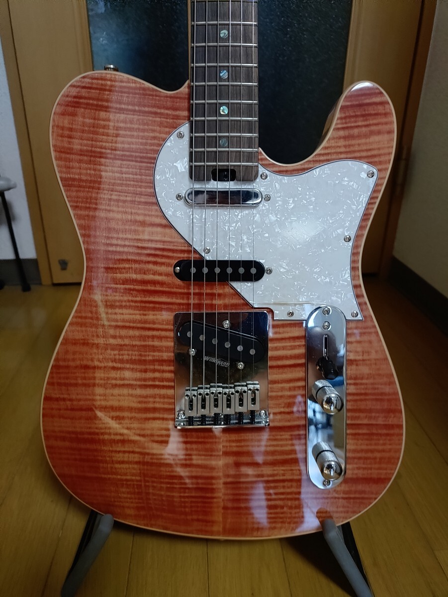 ARIAPROII アリアプロツー 615-AE200 Misty Pink エレキギター テレキャスター 美品 Telecaster Fender_画像3