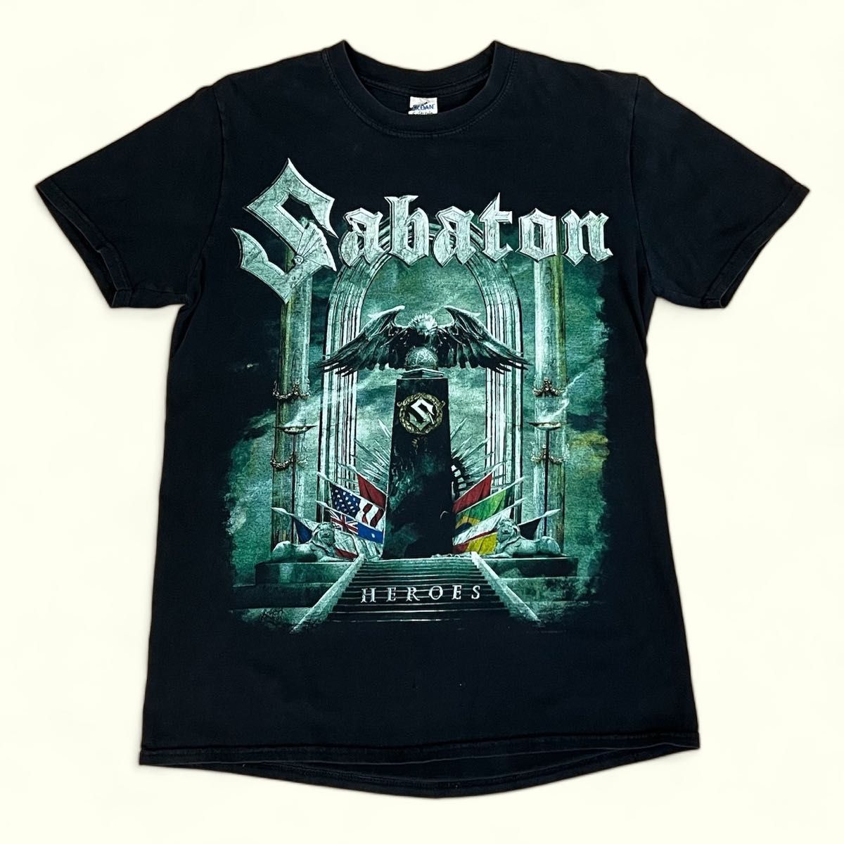 Sabaton HEROES サバトン 両面 プリント Tシャツ バンドT