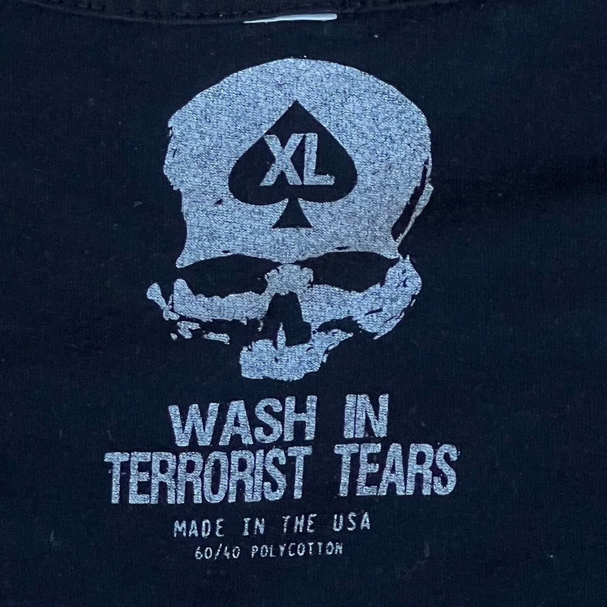 ZERO FOXTROT WASH IN TERRORIST TEARS スカル Tシャツ