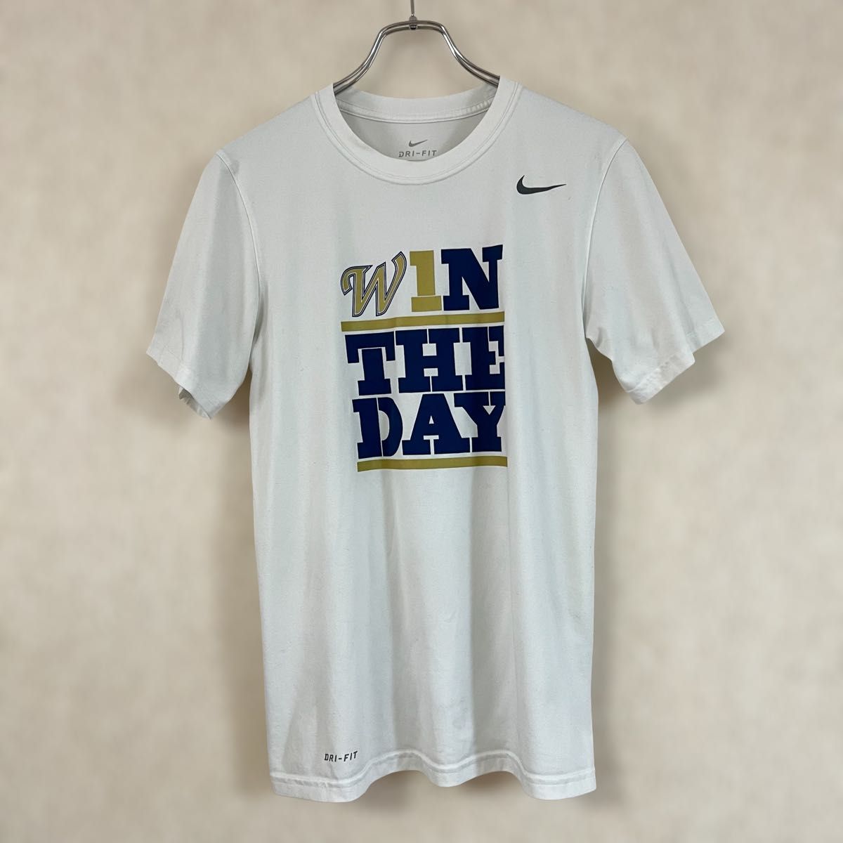 NIKE DRI-FIT ナイキ ビッグ プリント Tシャツ WIN THE DAY