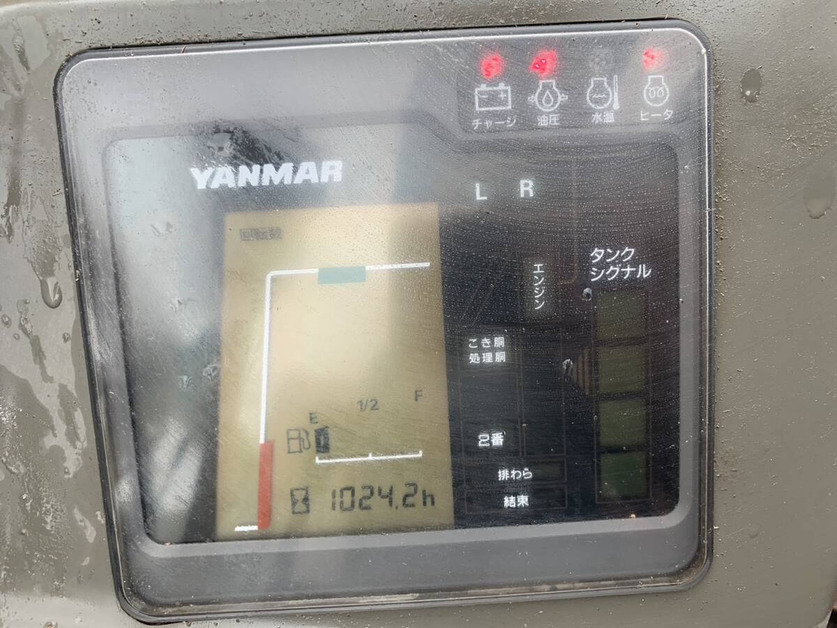 ヤンマー/YANMAR　コンバイン　GC328　アワーメーター　液晶パネル　表示パネル　※取り外し前正常動作確認済※　_画像2