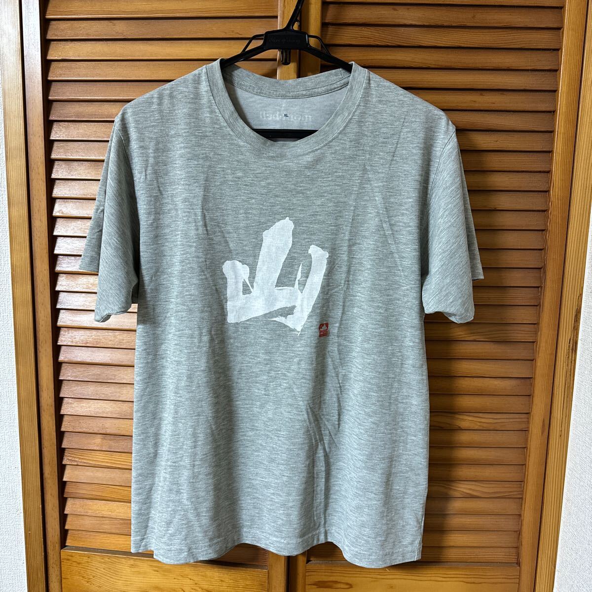 mont-bell Tシャツ メンズXL グレー 中古 半袖 半袖Tシャツ アウトドア 登山 キャンプ 夏 速乾性 モンベルの画像1