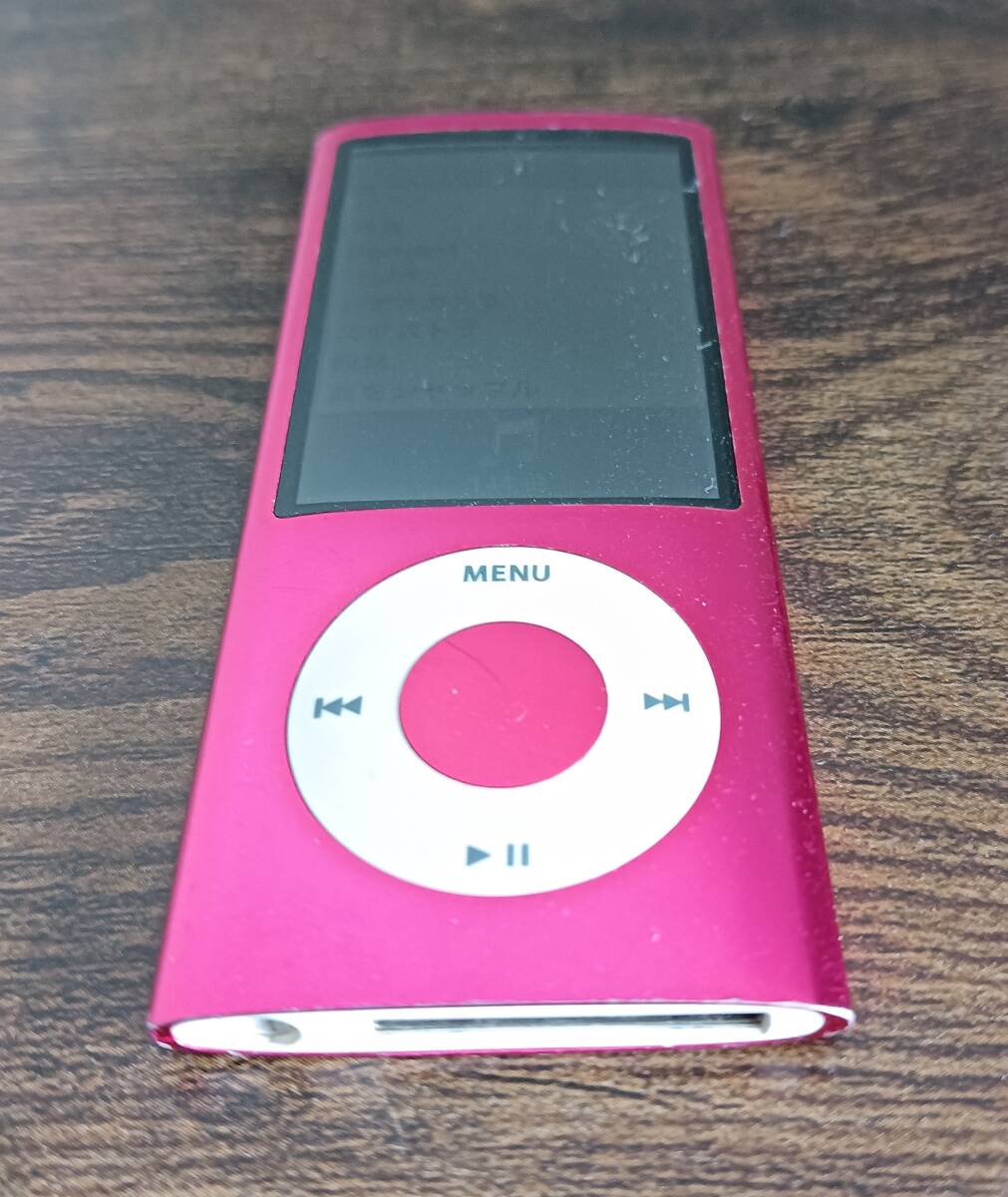 Apple ipod nano アイポッドナノ 第5世代 8G A1320 ピンク ケーブル付き