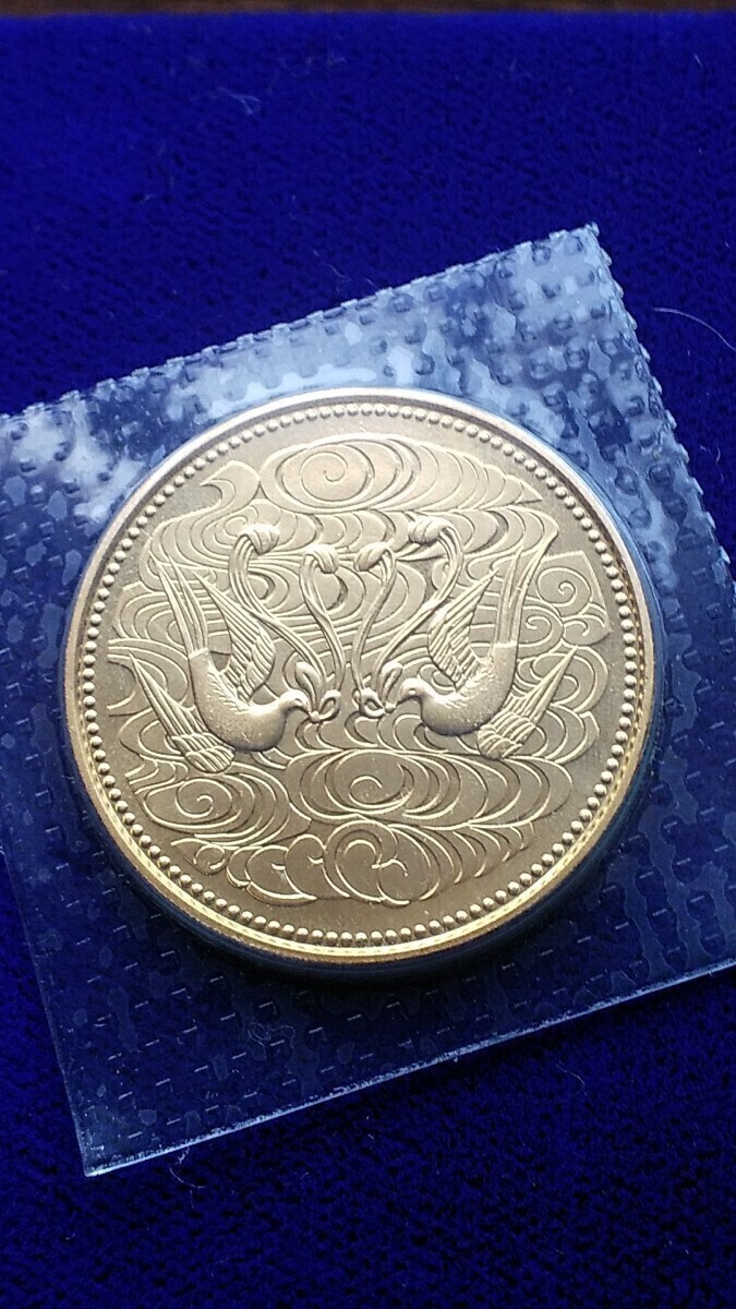 記念硬貨 天皇陛下御在位六十年記念 10万円金貨 K24 20g 純金 ブリスターパック入り ワンオーナー_画像1