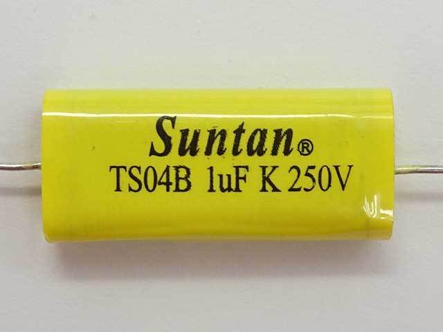 Suntan製　1.0μF250V。2個セット。メタライズドポリエステルフィルムコンデンサー　新品　定形外120円OK_画像3