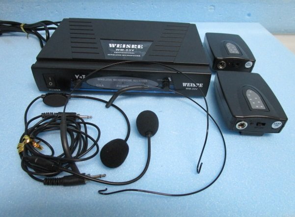 * WEISRE 2 channel wireless / in cam transceiver set WM-03V secondhand goods ( electrification check ending )