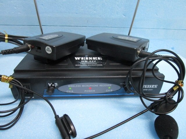 * WEISRE 2 channel wireless / in cam transceiver set WM-03V secondhand goods ( electrification check ending )
