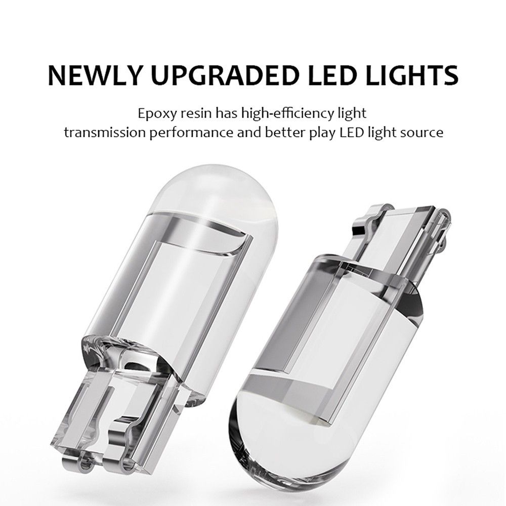 NEWLY LED T10ＣOＢ ホワイトバルブⅹ5個+アンバ-バルブ ×5個