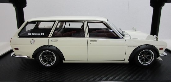 ■ ignition model 1/18 Datsun Bluebird (510) Wagon White ブルーバード ワゴン [イグニッションモデル] ミニカー_画像7