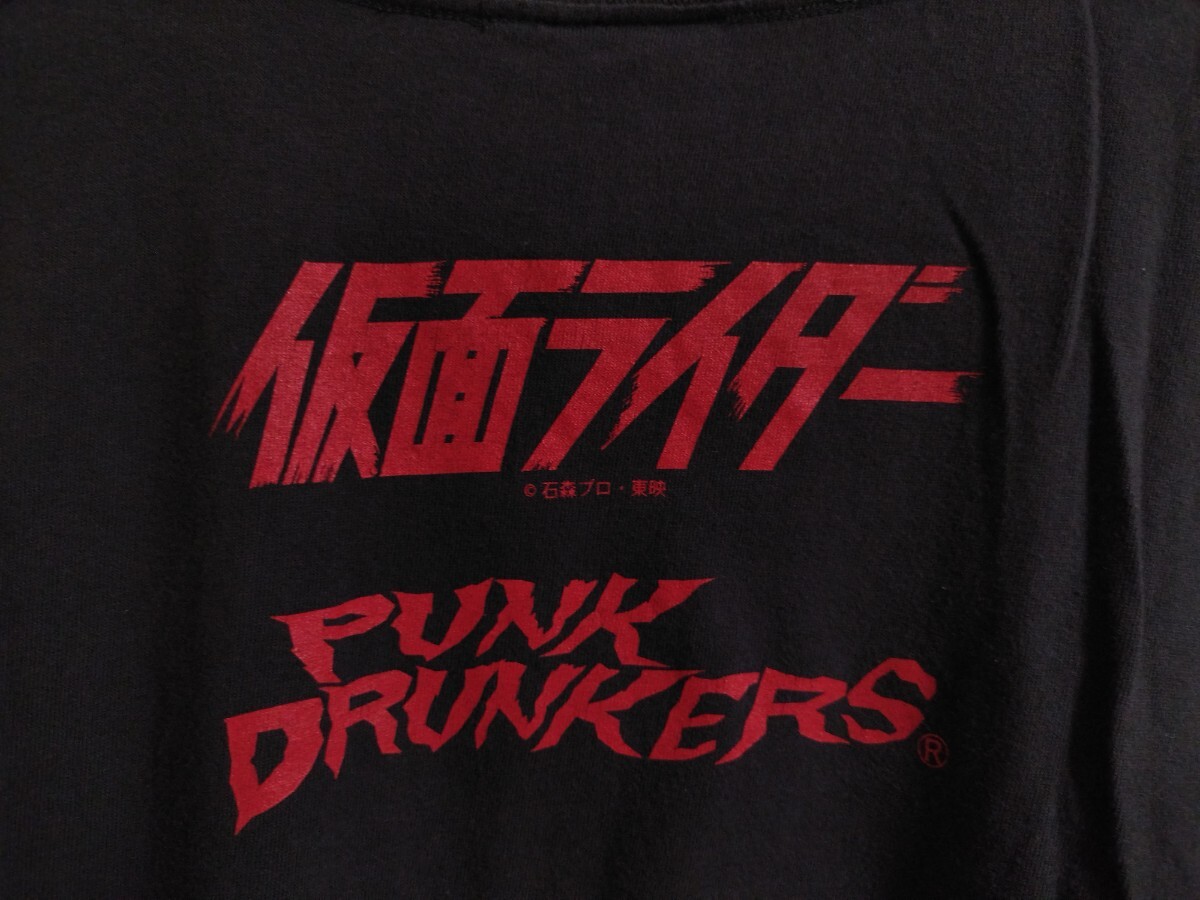 PUNK DRUNKERS パンクドランカーズ 仮面ライダー × アイツ コラボ Tシャツ サイズ XLの画像6