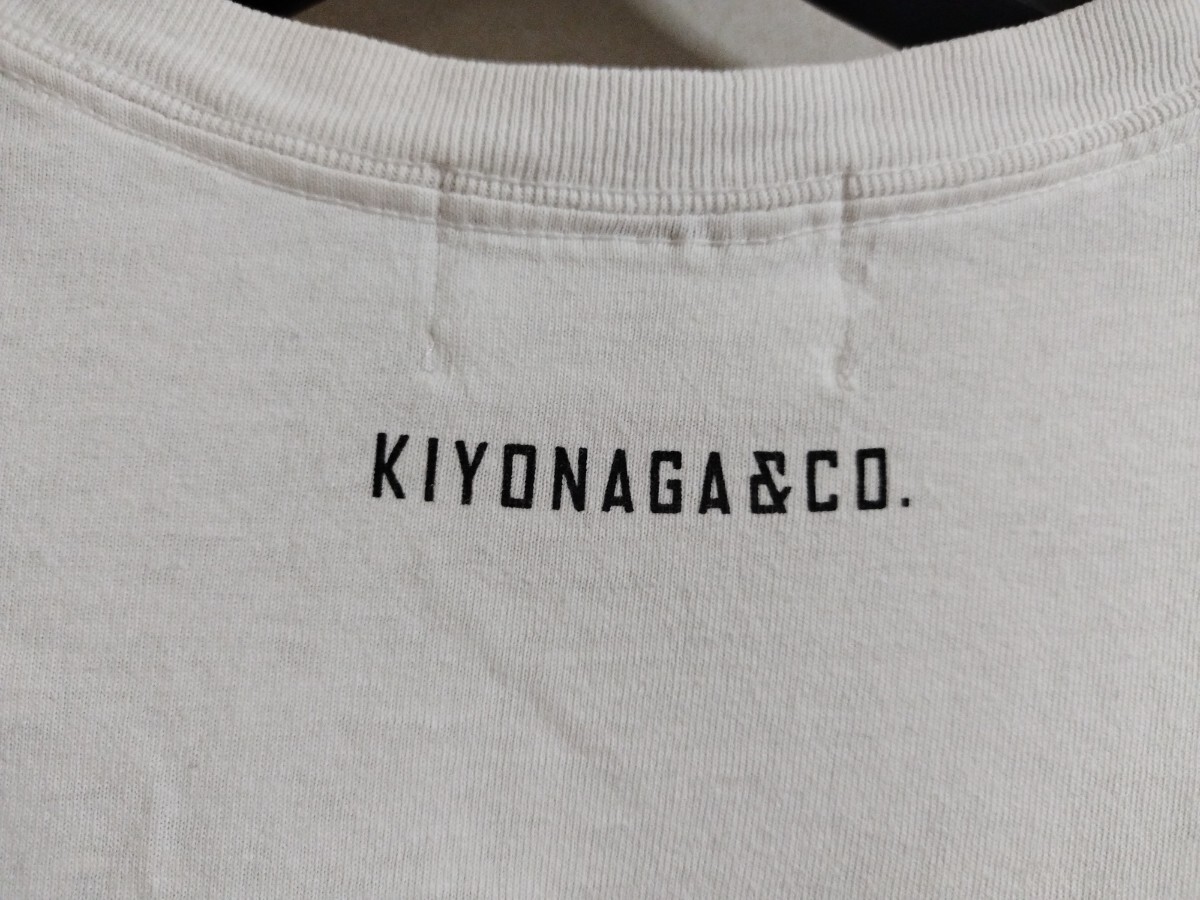 【難あり】 Kiyonaga & co. キヨナガアンドコー 18SS KYNE キネ bonjour records Tシャツ サイズ L SOPH. ソフの画像5