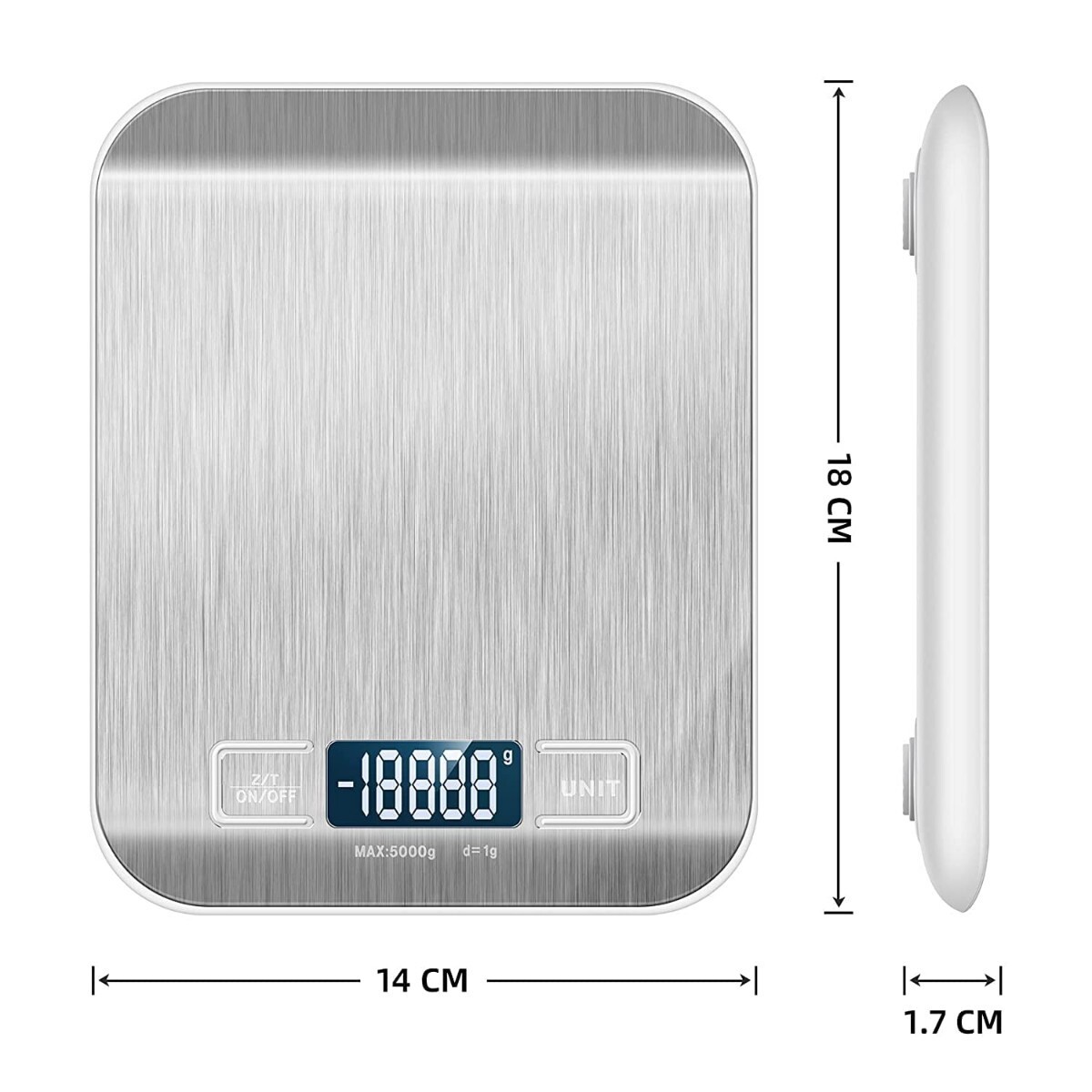 キッチンスケール 計り 秤 計量器 1g～5kg　デジタルスケール 送料無料