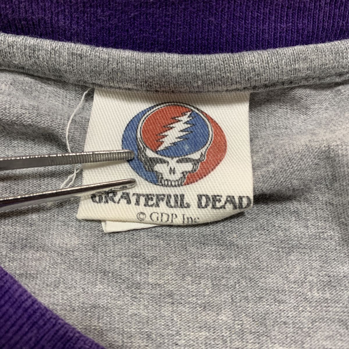 grateful dead★グレイトフルデッド★2005★オフィシャル★両面プリント★ラグランスリーブ★バンドTシャツ★L★古着