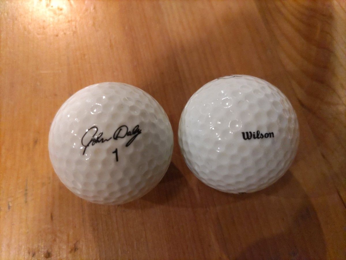 【希少】Wilson John Daly GOLF BALLS LIMITED EDITION 1ダース ゴルフボール 11個