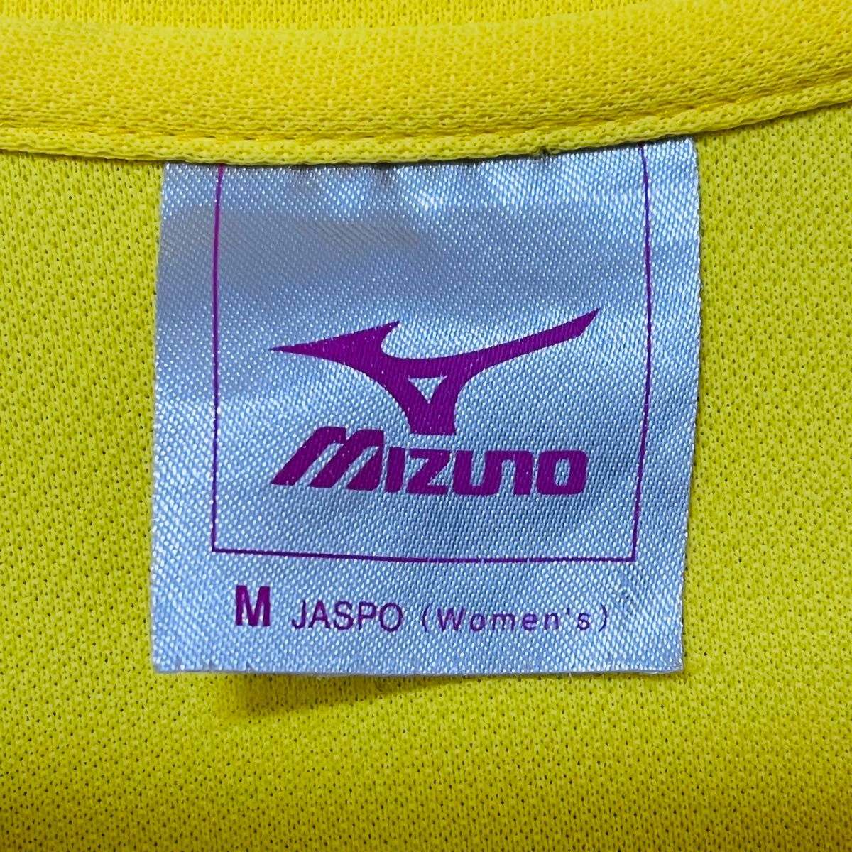 MIZUNOサイクリングウェア　スポーツウェア　レディース　M 胸ロゴ　イエロー